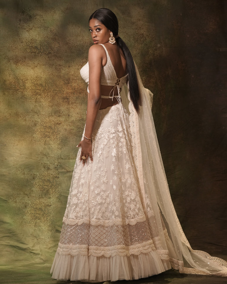 The Floral Pearl Lehenga