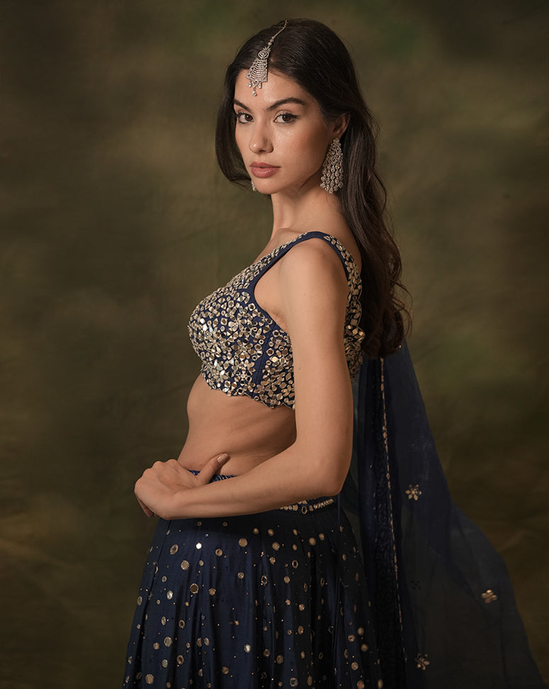 The Dazzled Mirror Lehenga