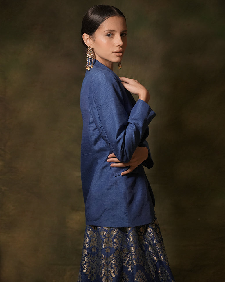 The Anant Blue Lehenga