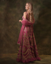 Load image into Gallery viewer, The Pink Gota Lehenga
