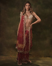 Load image into Gallery viewer, The Red Bandhani Lehenga
