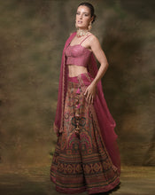 Load image into Gallery viewer, The Jamdani Pink Lehenga
