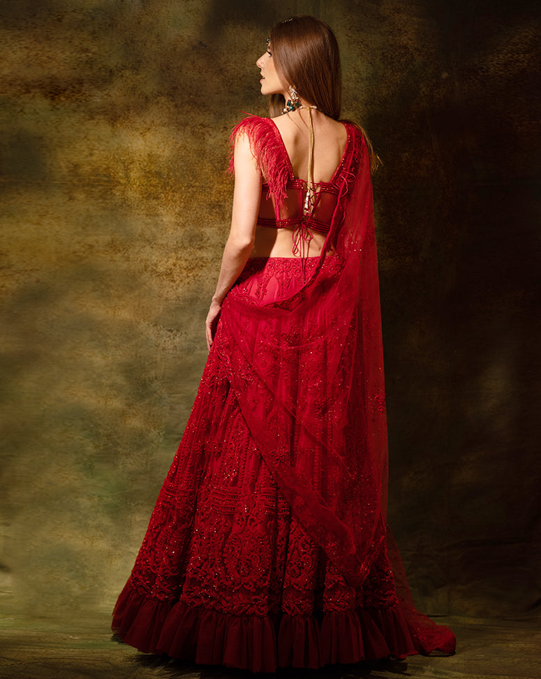The L’elegant Corset Lehenga
