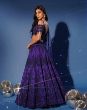 Load image into Gallery viewer, The L’elegant Royal Blue Lehenga
