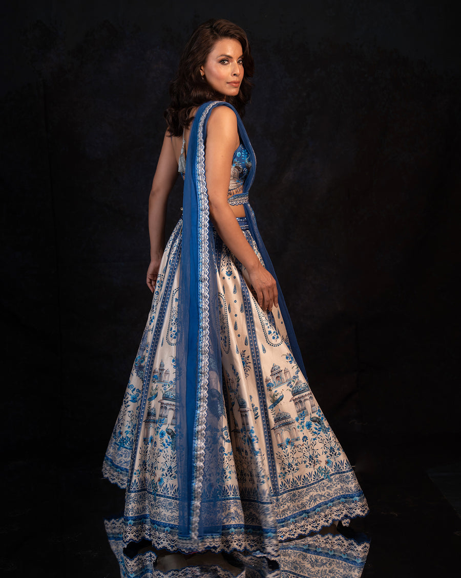 The Neel Mahal Lehenga
