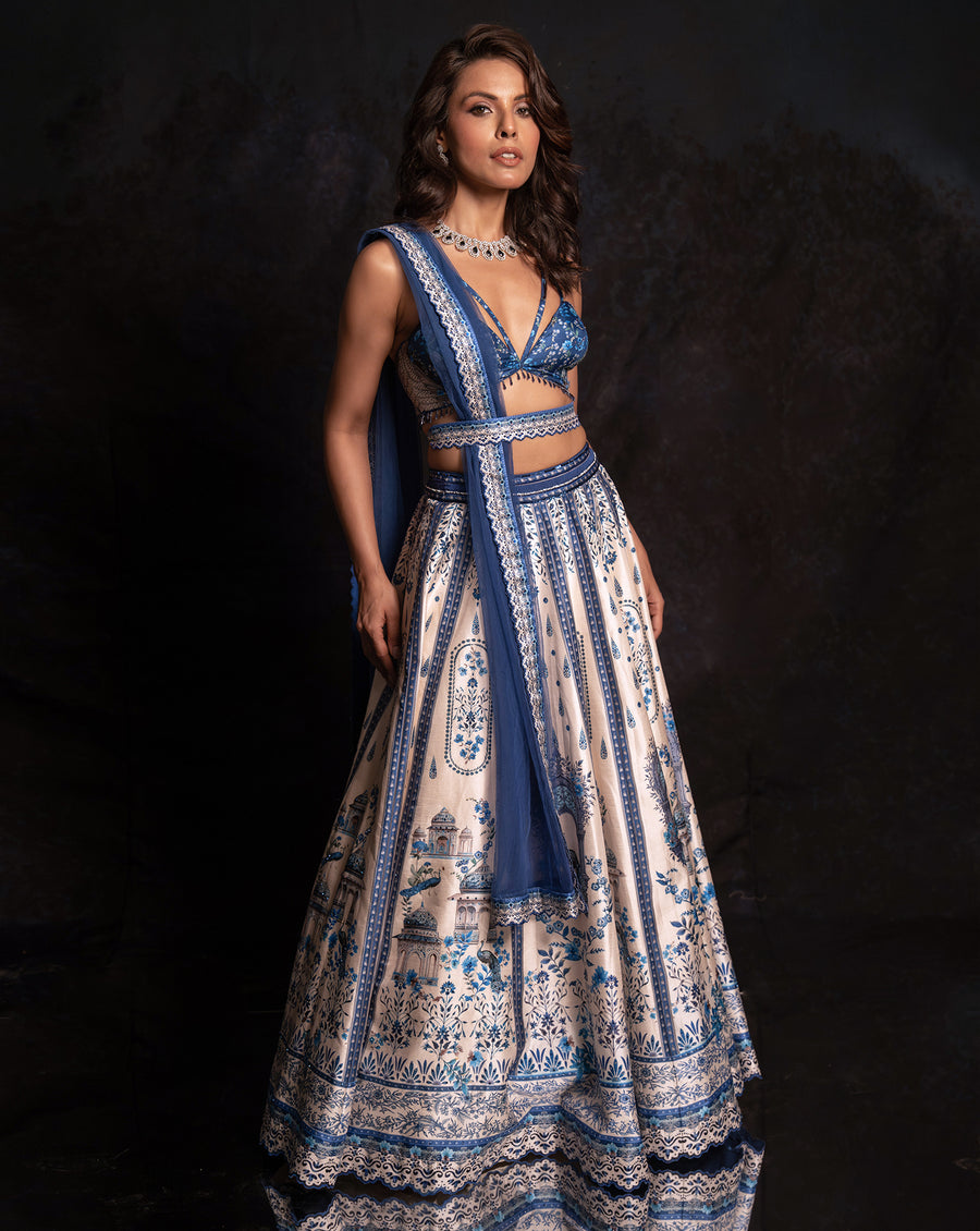 The Neel Mahal Lehenga