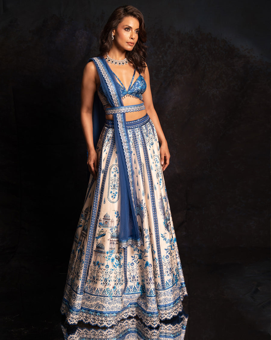 The Neel Mahal Lehenga