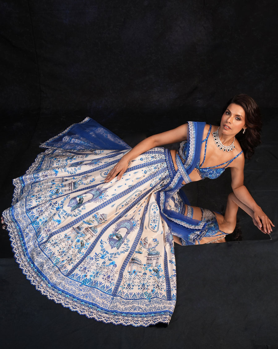 The Neel Mahal Lehenga