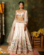 Chowmahalla Ivory Lehenga Set