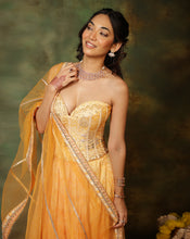 Load image into Gallery viewer, Gulmora Corset Lehenga Set
