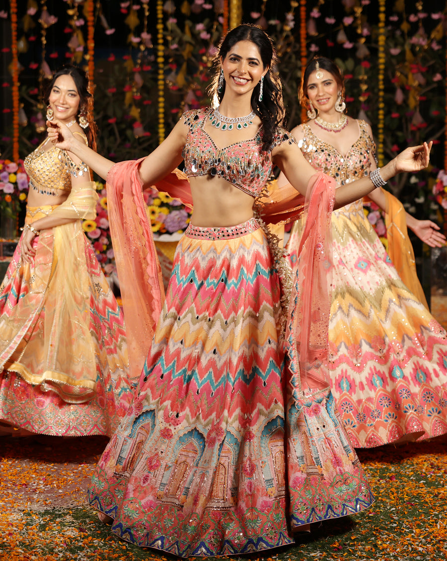 Sheesh Palace Lehenga Set