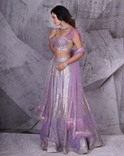 Load image into Gallery viewer, The Spree Lavender Lehenga
