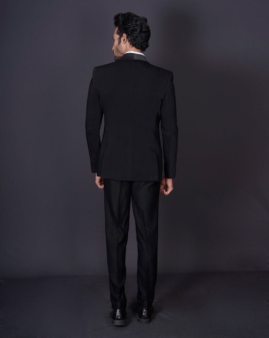 Scatter Embroidered Tuxedo Set