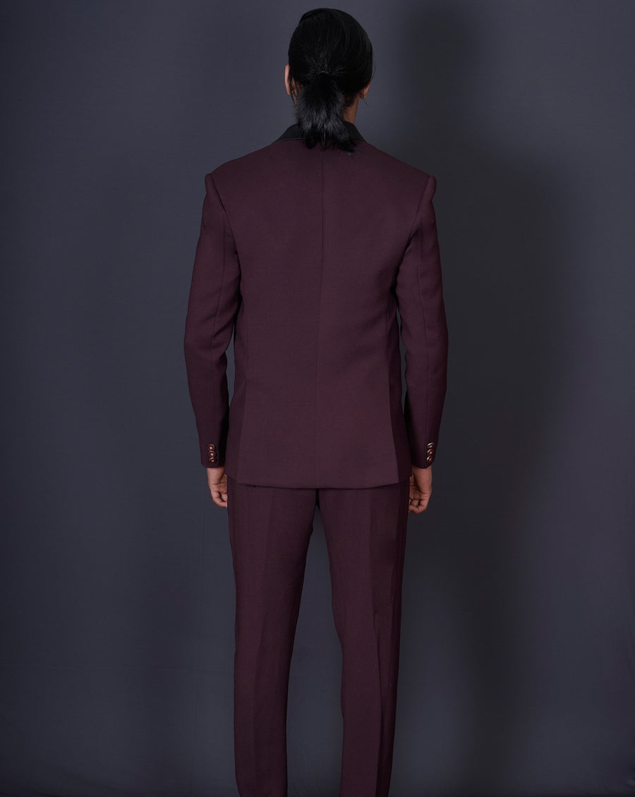 Maroon Tuxedo
