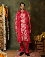 Rani Pink Rangmanch Kurta Set