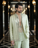 Ainna Mint Jacket set