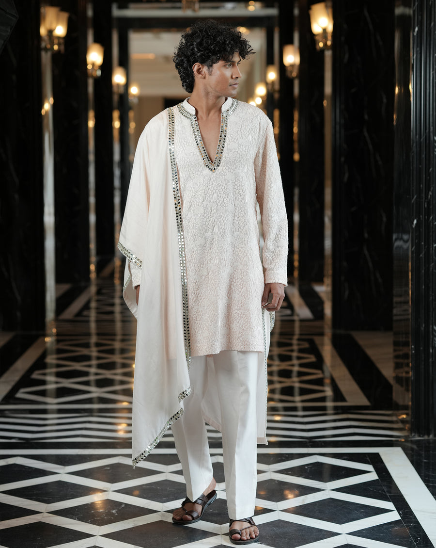 Ainna Soft Pink Kurta Set