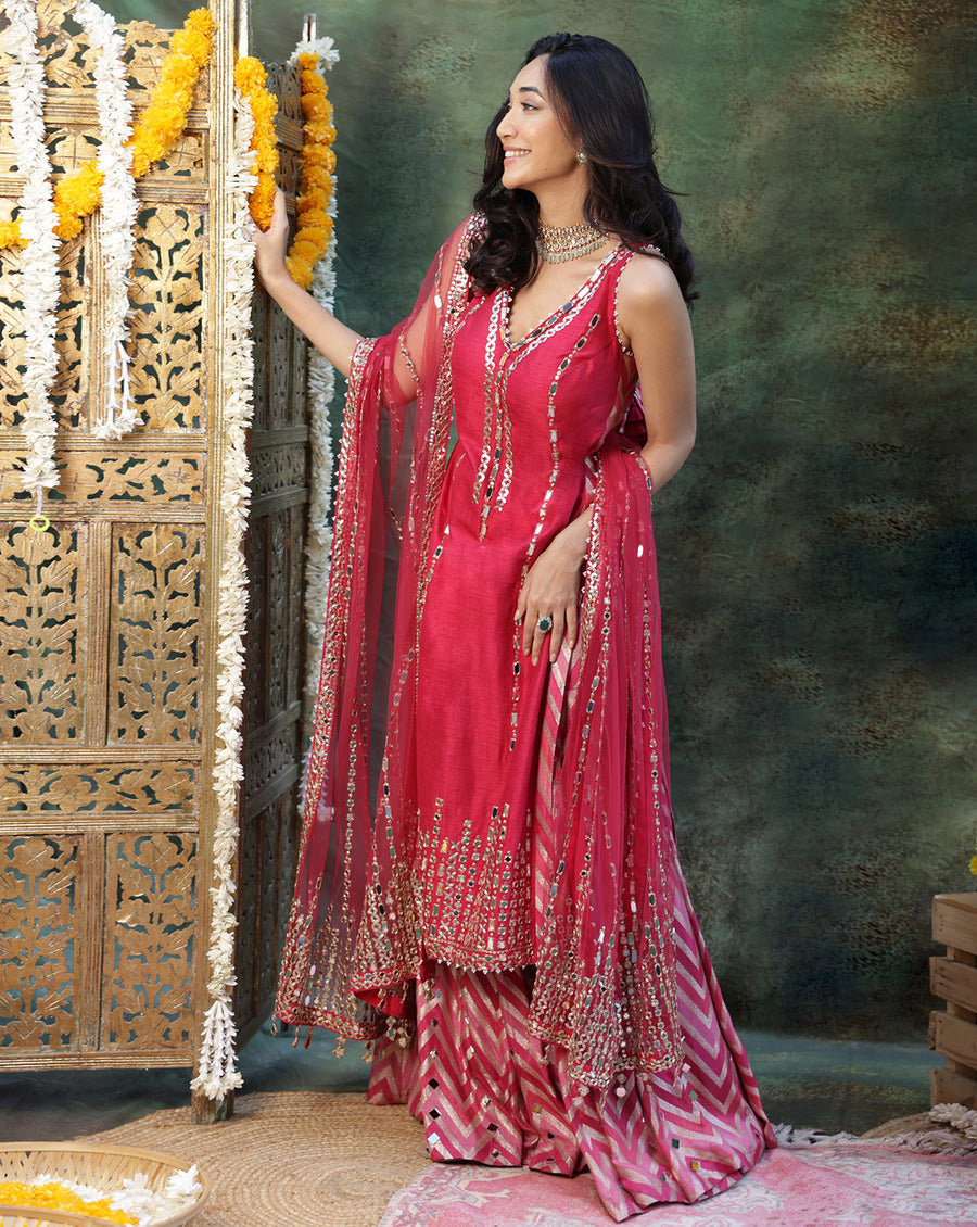 Rangmanch Rani Pink Kurta Set