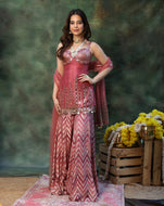 Rangmanch Pink Sharara Set