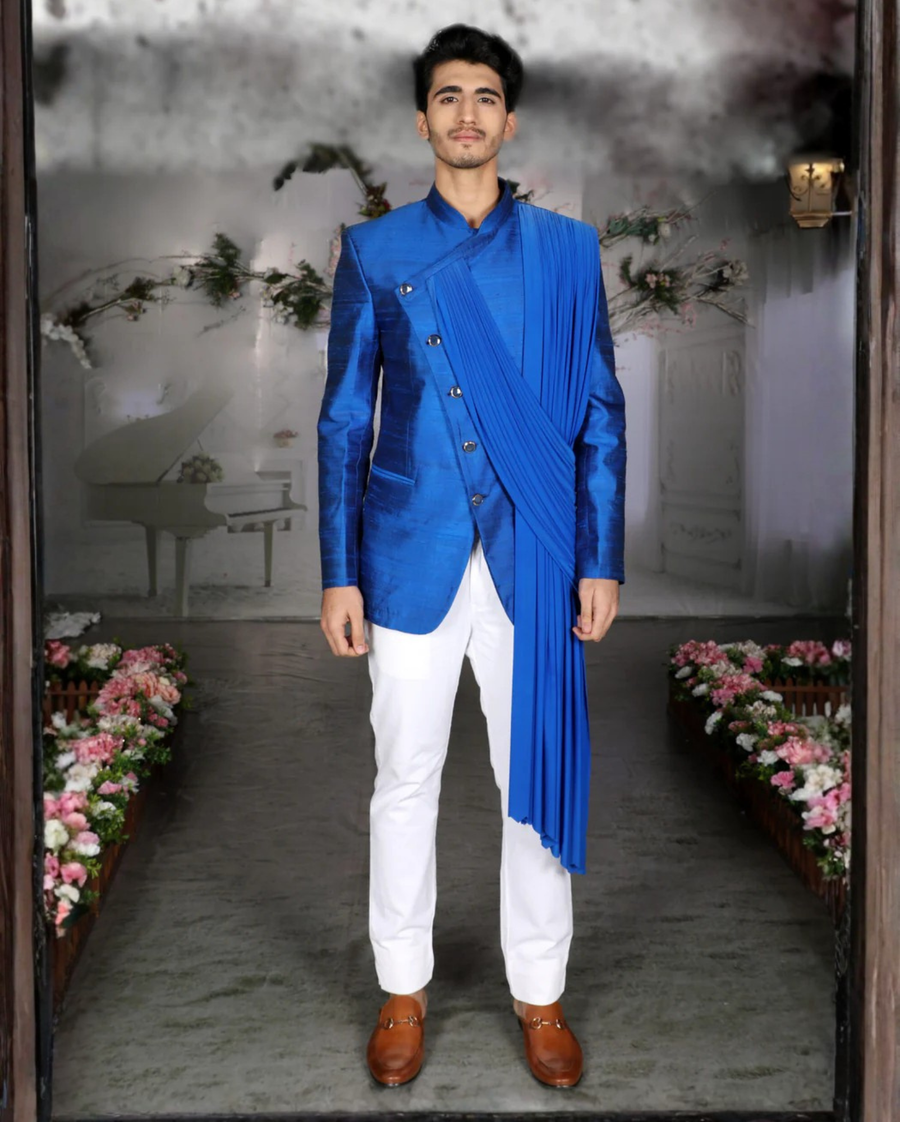 The Kwadayi Drape Bandhgala