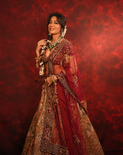 Load image into Gallery viewer, Ruhani Raat Zardosi Lehenga
