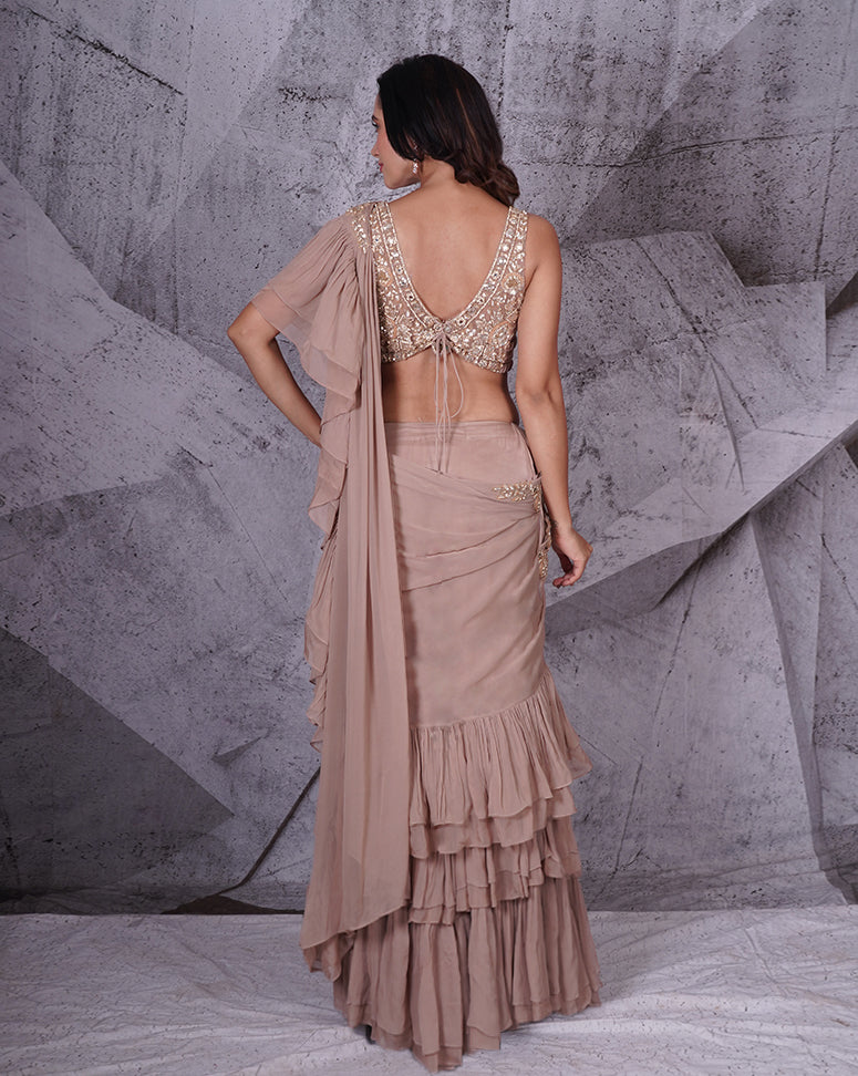 The Spree Ruffle Sari