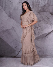 Load image into Gallery viewer, The Spree Ruffle Sari
