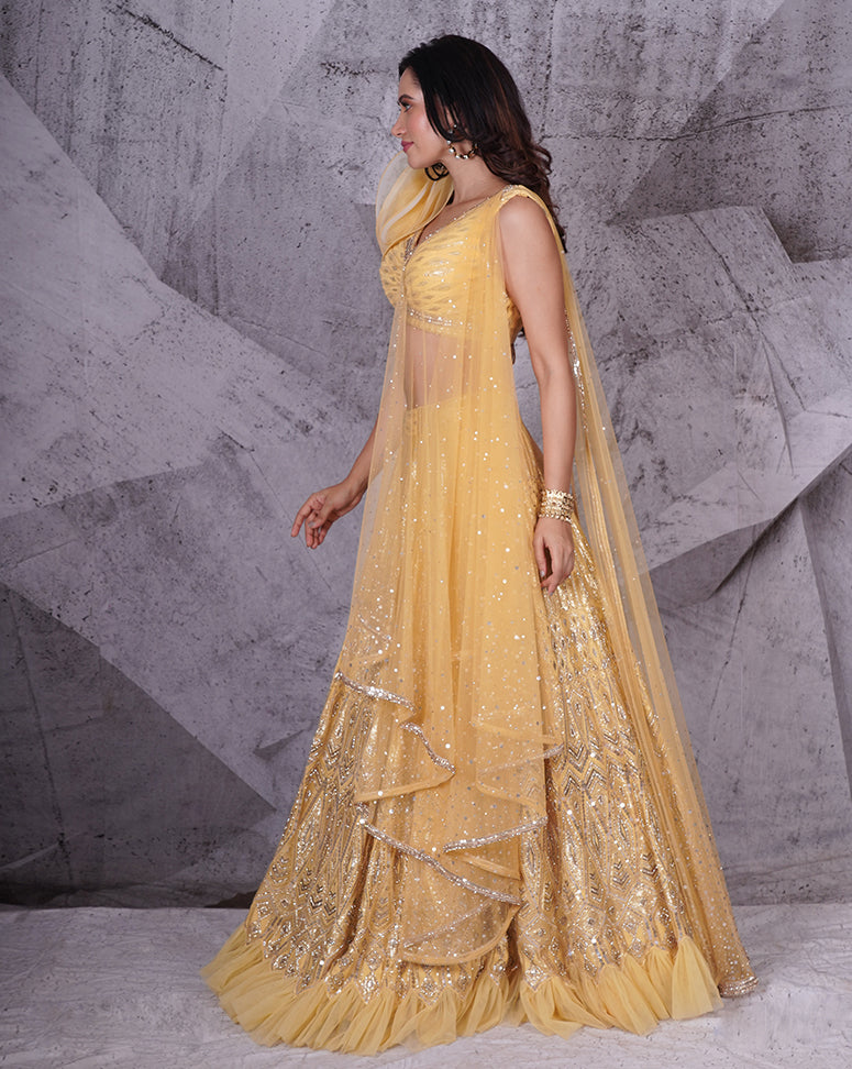 The Spree Sunshine Lehenga