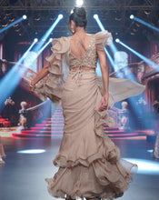 Load image into Gallery viewer, The Spree Twirl Ruffle Sari
