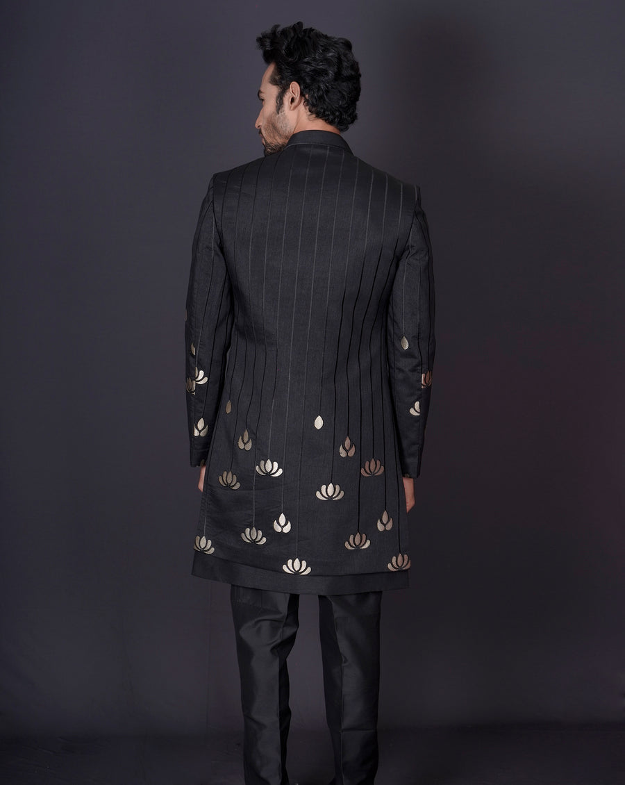 MOF Black Lotus Jacket Set