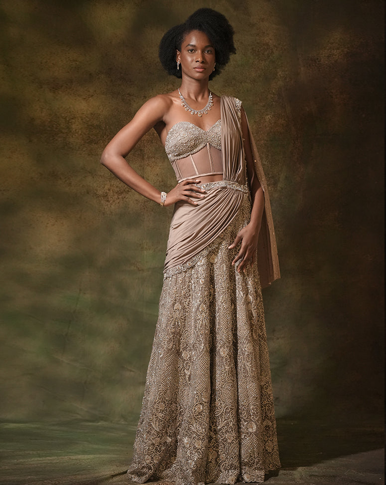 The Spree Embroidered Lehenga