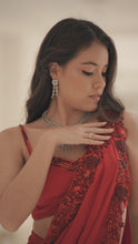Load and play video in Gallery viewer, The Red Lehenga Sari
