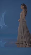 Load and play video in Gallery viewer, Grey Embroidered Lehenga Set
