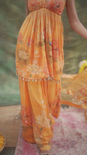 Load and play video in Gallery viewer, Gulmora Peplum Sharara Set
