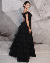 Load image into Gallery viewer, The Beaded Black Gown
