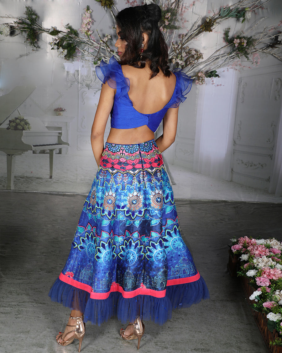 The Lotus Mehendi Lehenga - Archana Kochhar India