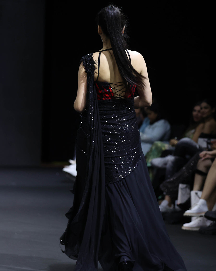 The Cosmic Skirt Sari