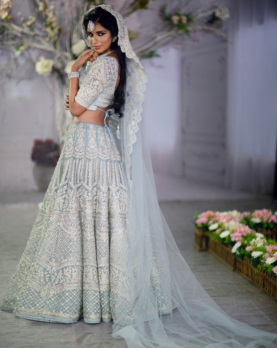 The Azul Lehenga - Archana Kochhar India