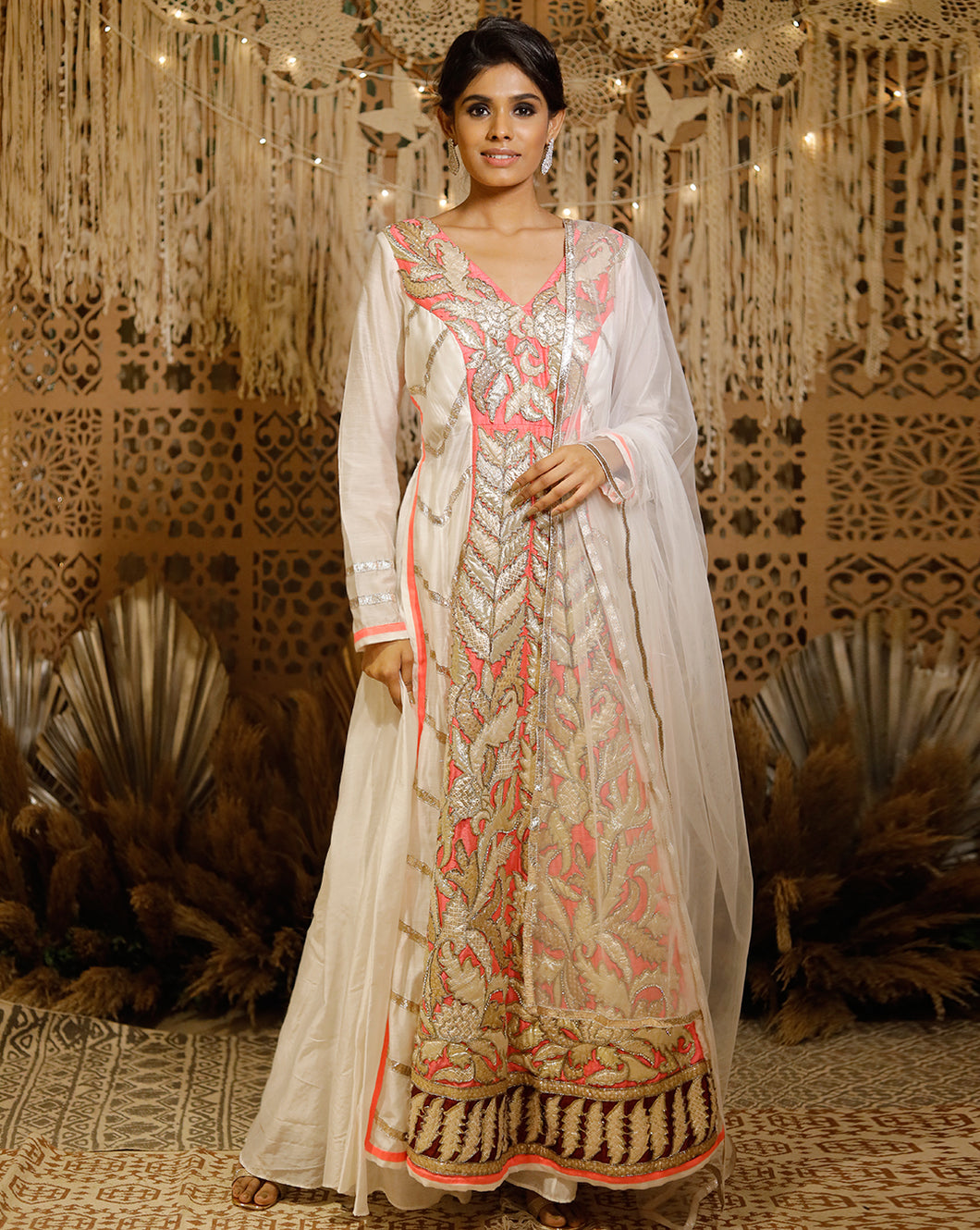 The Pink Gota Anarkali
