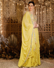 Load image into Gallery viewer, The Yellow frill Lehenga

