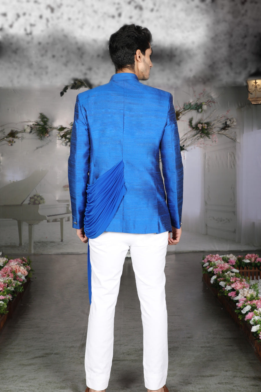 The Kwadayi Drape Bandhgala - Archana Kochhar India
