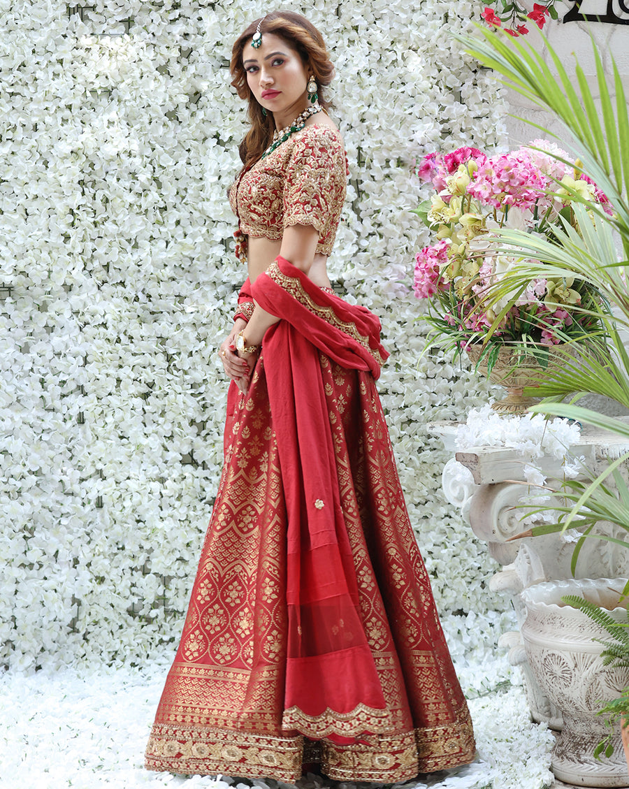The Brocade Bridal Lehenga