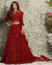 Load image into Gallery viewer, The Floral Bridal Lehenga
