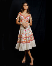 Load image into Gallery viewer, The Garden of Silk Short Lehenga
