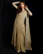 Load image into Gallery viewer, The Gold Jacket Sari
