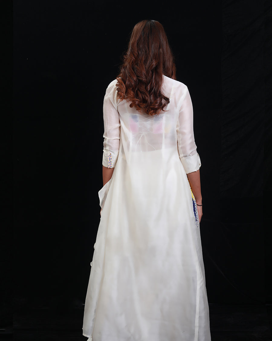 The Synchronized Scintillation Ruffle Palazzo Set