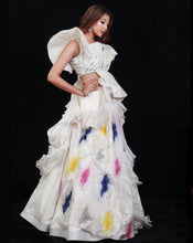 Load image into Gallery viewer, The Synchronized Scintillation Drape Lehenga
