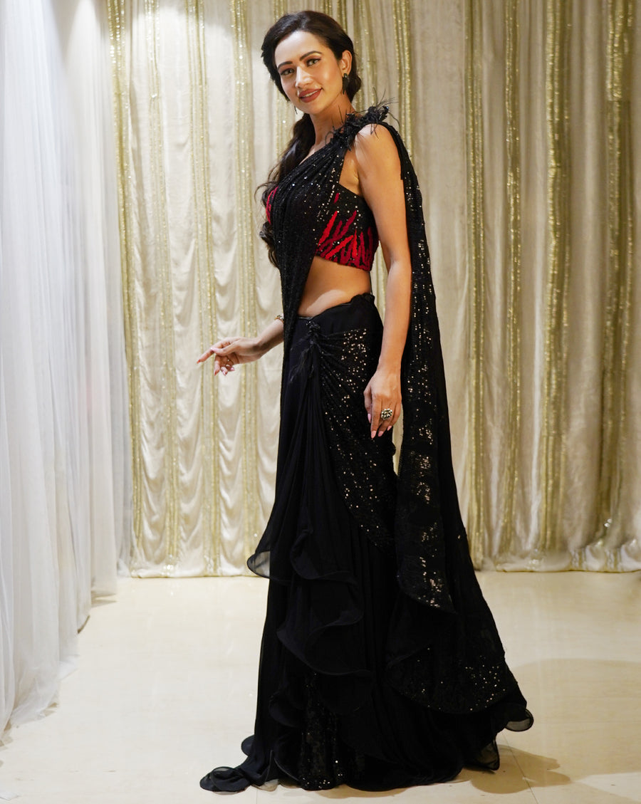 The Cosmic Skirt Sari