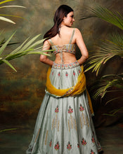 Load image into Gallery viewer, The Floral Pista Lehenga
