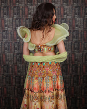Load image into Gallery viewer, The Floral Green Lehenga
